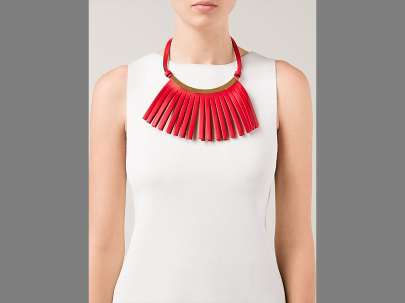 Marni, Marni Fringed Necklace, shop Marni, spring accessories, trends for spring 2015, spring footwear, spring trends, 2015 spring fashion trends, spring jewelry trends, designer jewelry, designer jewelry brands, handmade designer jewelry, handcrafted designer jewelry, designer shoes, designer shoes for women, womens designer shoes, top designer shoes, designer shoes online, designer bags, best designer bags,  top designer bags,  the latest fashion trends, the latest urban fashion trends, latest in fashion trends, latest lady fashion trends, luxury fashion designers, womens clothes online, trendy clothes, clothing websites, fashion websites, trendy clothing, best fashion blog, top fashion blog, top fashion blogger, houston fashion blogger, Southern fashion blogger, Black fashion blogger, fashion, bloggers, african american fashion blogger, luxury fashion websites, fashion designer websites, designer clothing, fashion websites,  Houston fashion stylist,  Houston image consultant,  personal stylist in Houston,  fashion bloggers in Houston, online fashion shopping