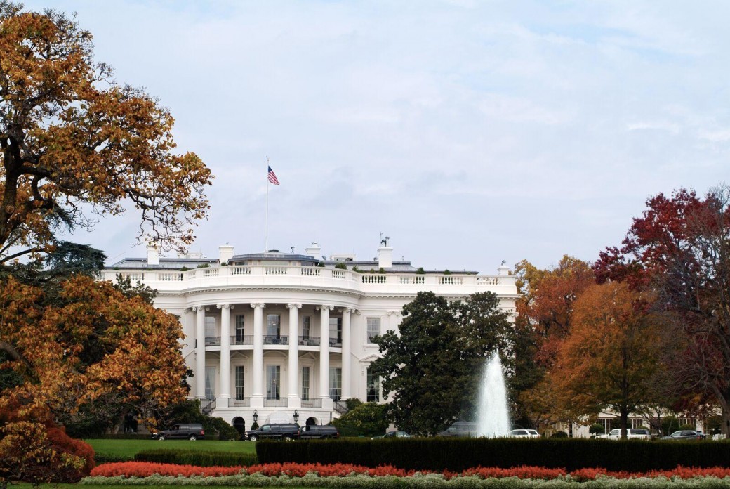 White HOuse in the Fall