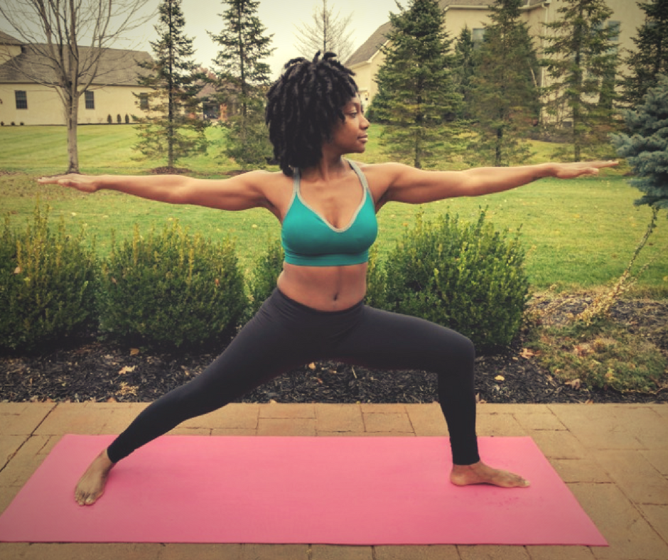 Yoga for Weight Loss: Warrior II, Black Women Doing Yoga, Black Girl Yoga, Yoga To Help You Loose Weight