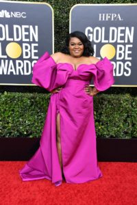 Davine Joy Randolph Golden Globes 2020, 2020 Golden Globes Red Carpet, 2020 Red Carpet, Black Actors Red Carpet, Black Celebrities Golden Globe, Black Celebrities Golden Globes Red Carpet